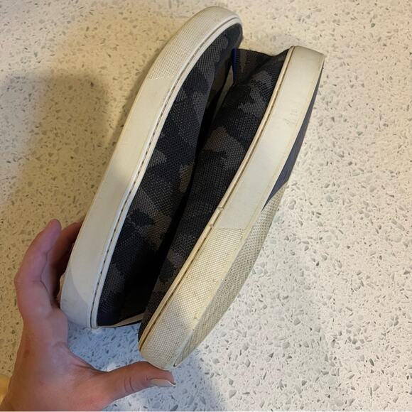 Rothy’s The Sneaker Gray Camo Slip on Shoes Women’s - Picture 7 of 7